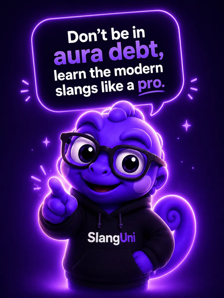 SlangUni Mascot Login Graphic